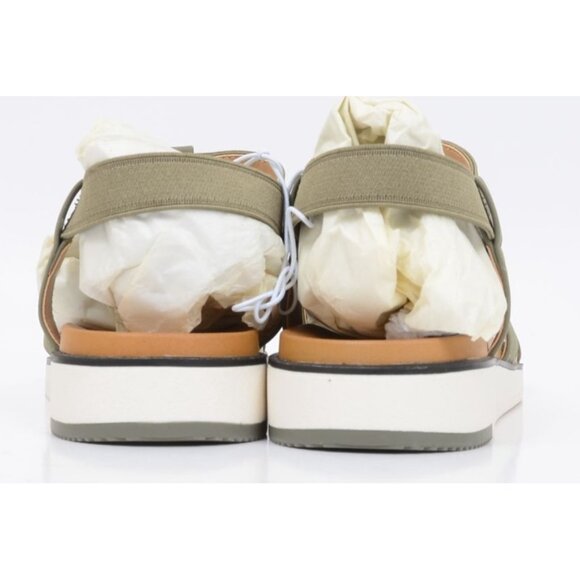 VIOLET & RED Tyree Women's 9 Green Gladiator Faux Leather Flat Sandal Vacay NEW - Picture 5 of 9